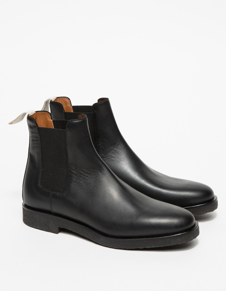 common projects leather chelsea boot
