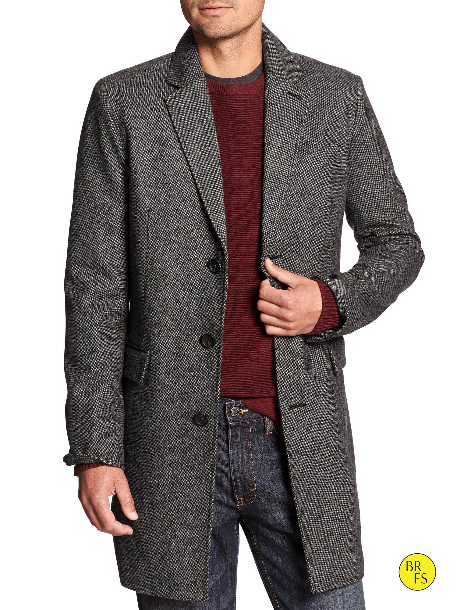 grey top coat