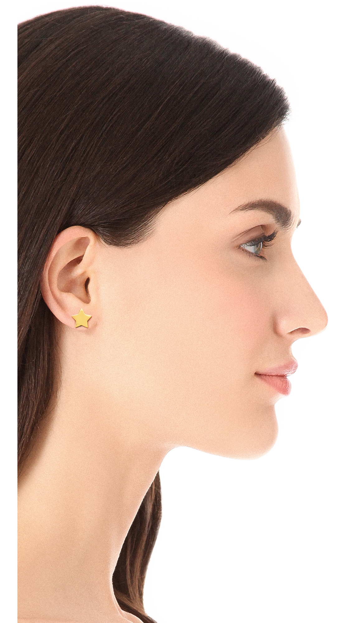 Lyst Gorjana Shimmer Star Stud Earrings In Metallic Gallery