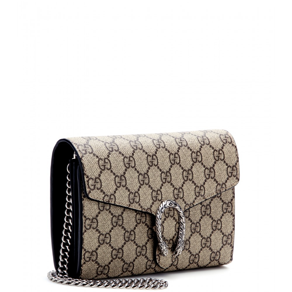 Gucci Dionysus GG Supreme Shoulder Bag in Natural - Lyst
