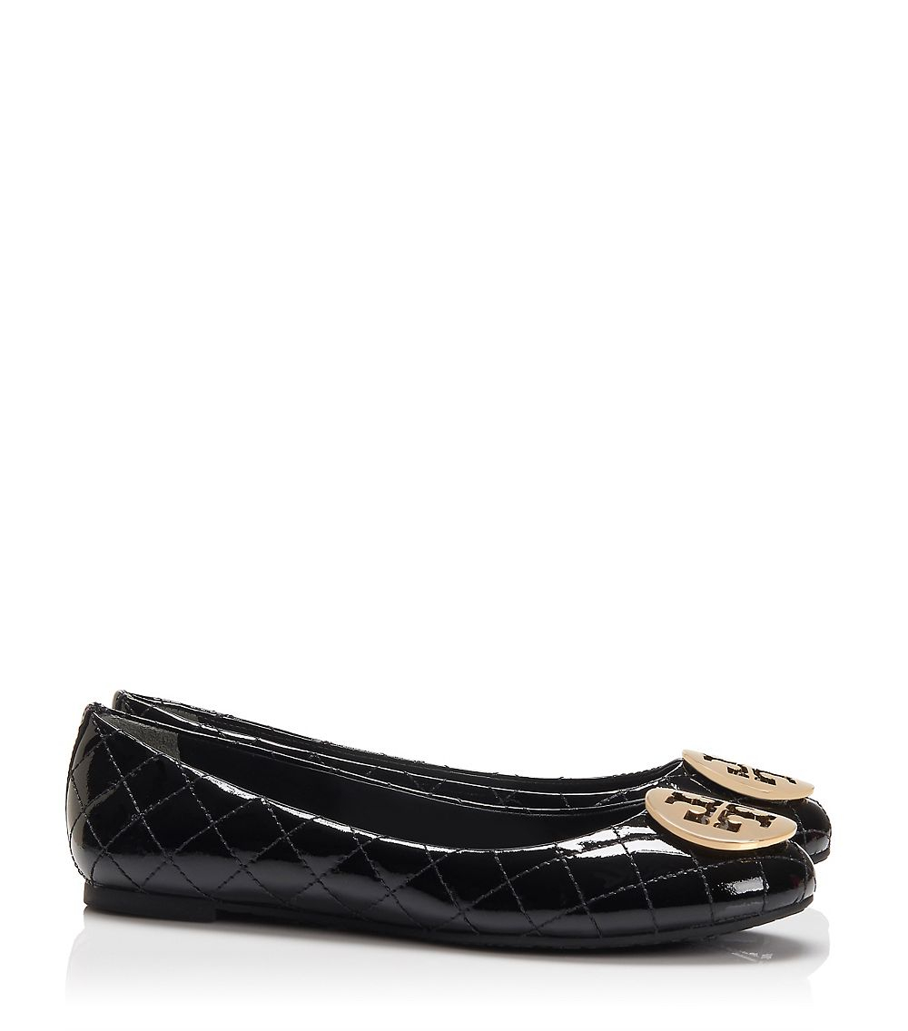 tory burch quilted flat