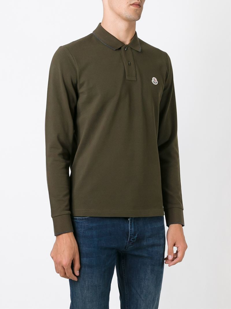 mens moncler polo top