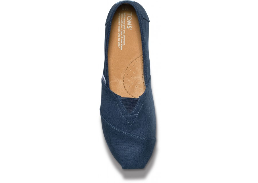 navy blue toms
