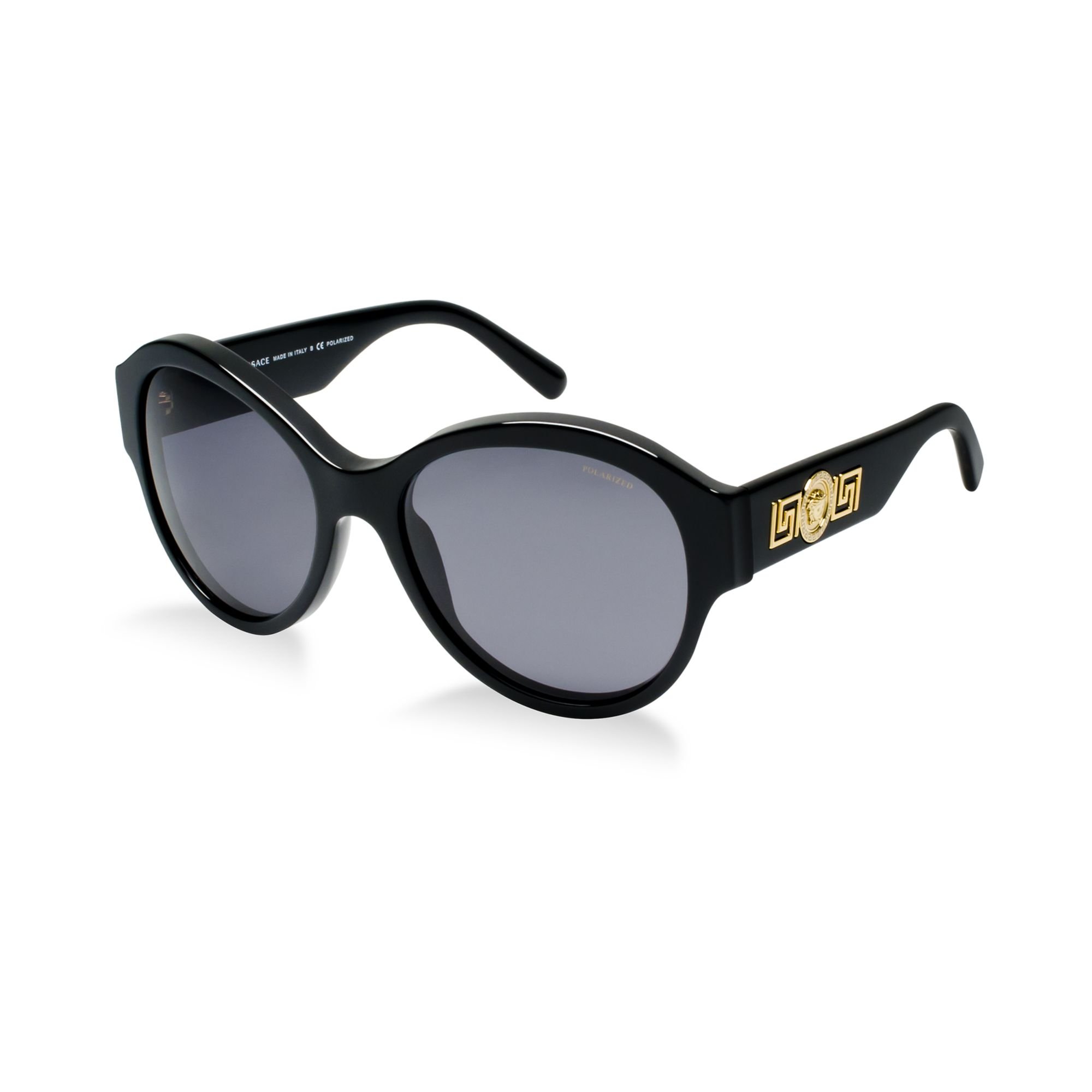 Versace Sunglasses in Black (Black/Grey) | Lyst