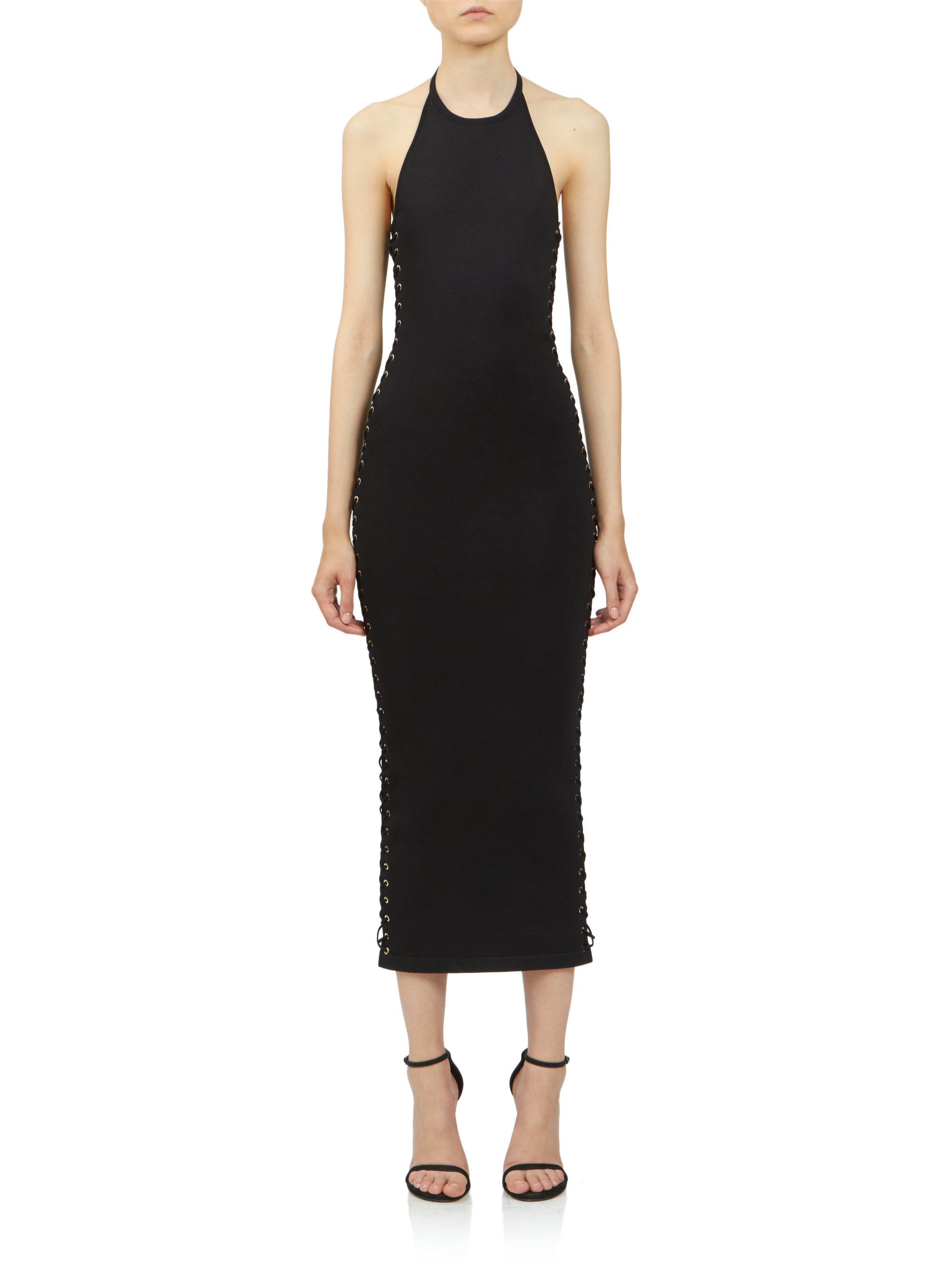 More Celebrity Post Lightweight and supple, Pierre Balmain's pleated leather mini skirt is a great way to work the tough-luxe material into your wardrobe all year long. Wear this perforated piece with black tights and boots then swap them for bare legs and crimson pumps come summer.