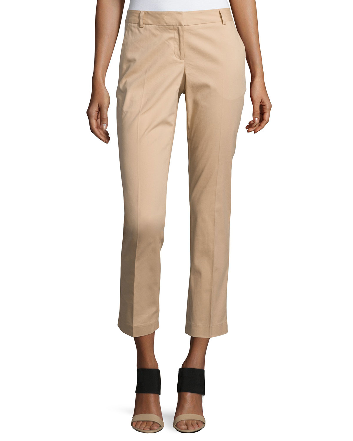Lyst Laundry by shelli segal Straightleg Cropped Pants in Brown