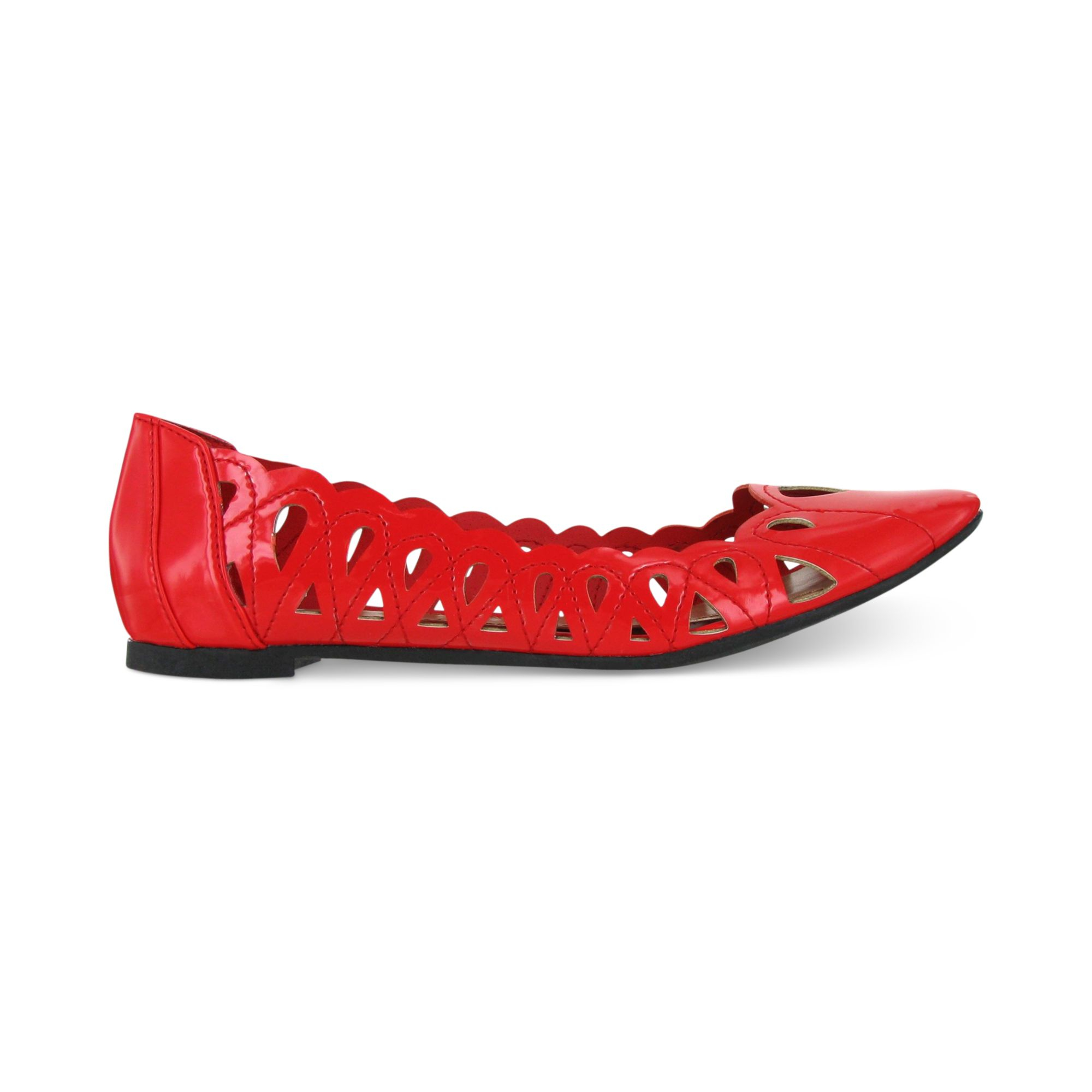 mia laser cut flats