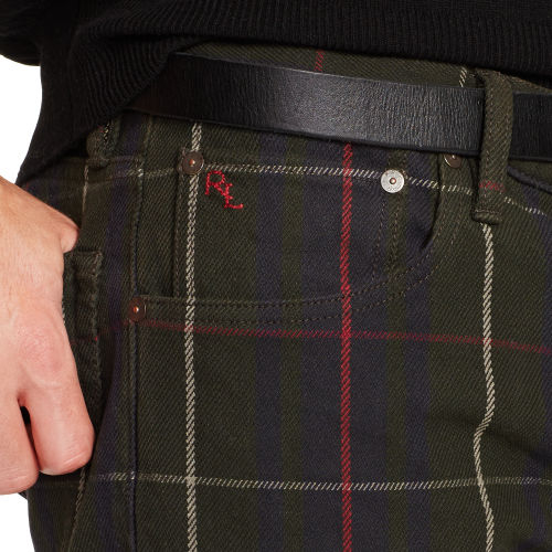 ralph lauren tartan jeans