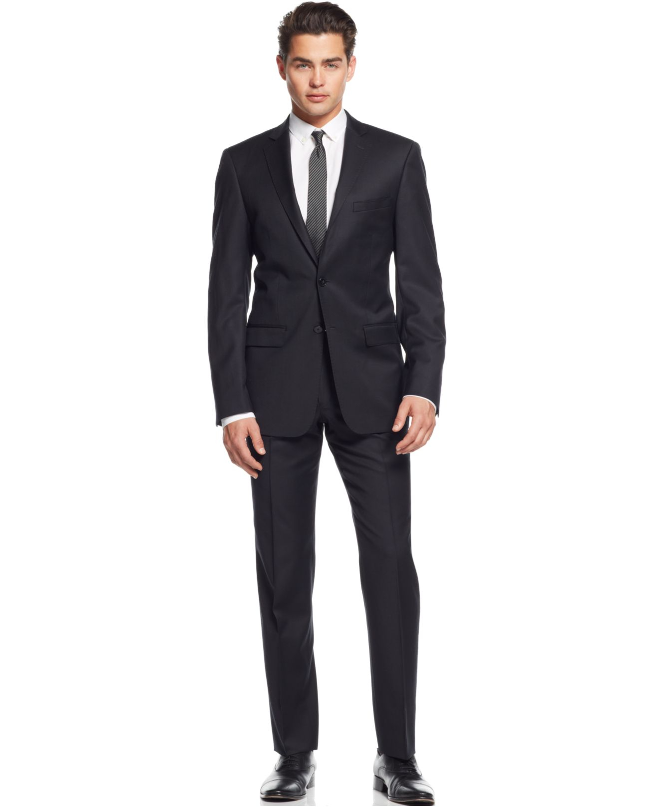 Calvin klein sales black suit