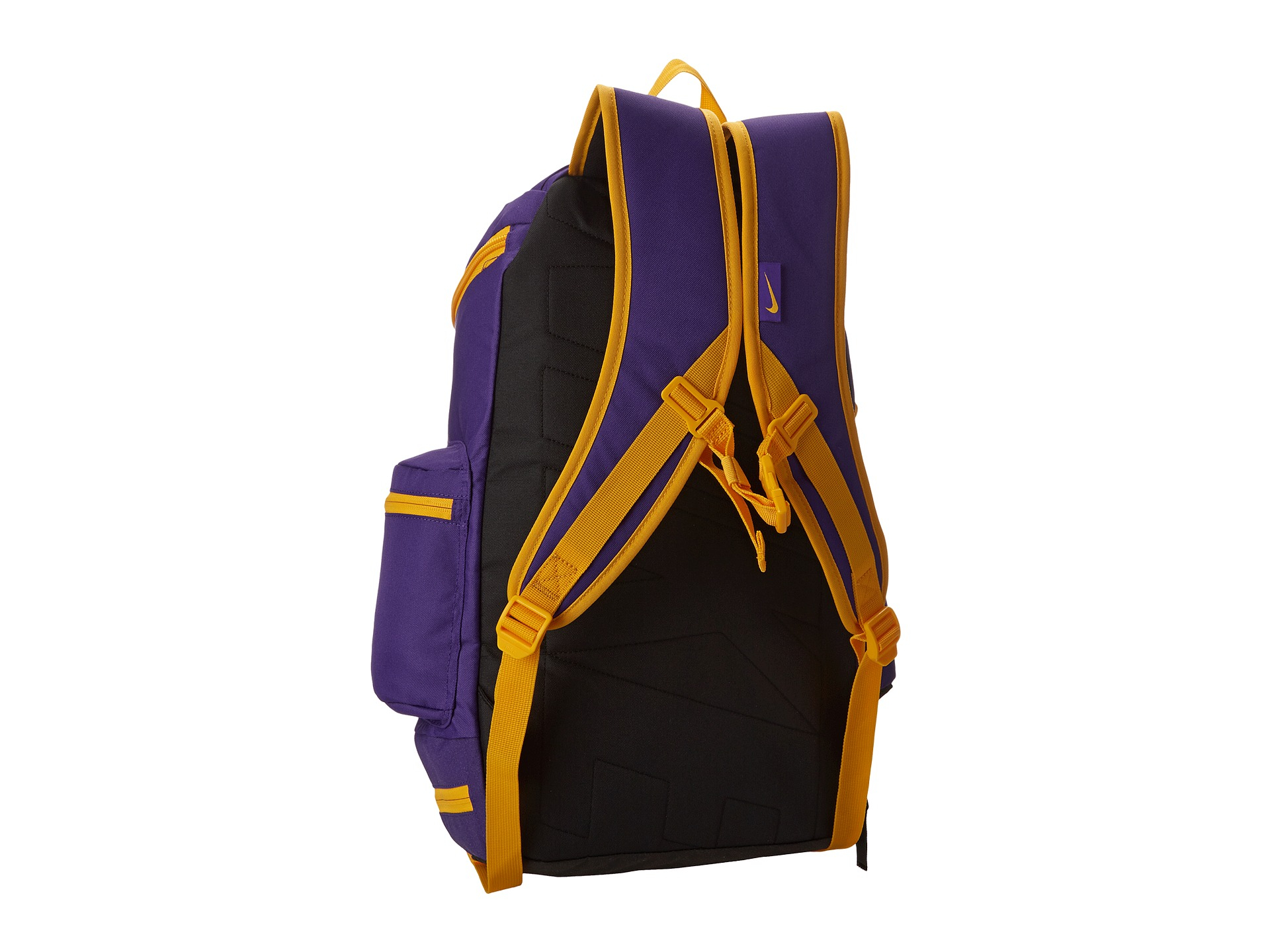 purple and gold nike elite backpack