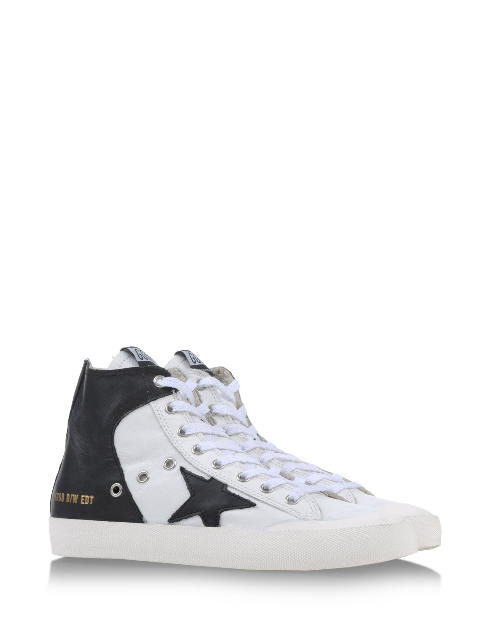 Golden Goose Women's Shoes High Top Leather Trainers Sneakers Francy In White | ModeSens