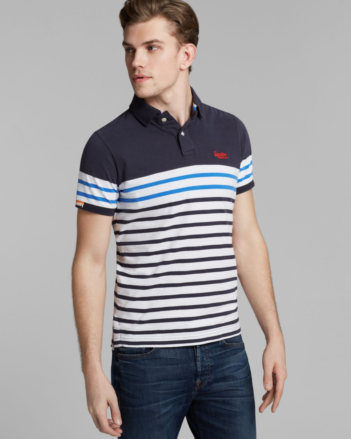 superdry slim fit polo