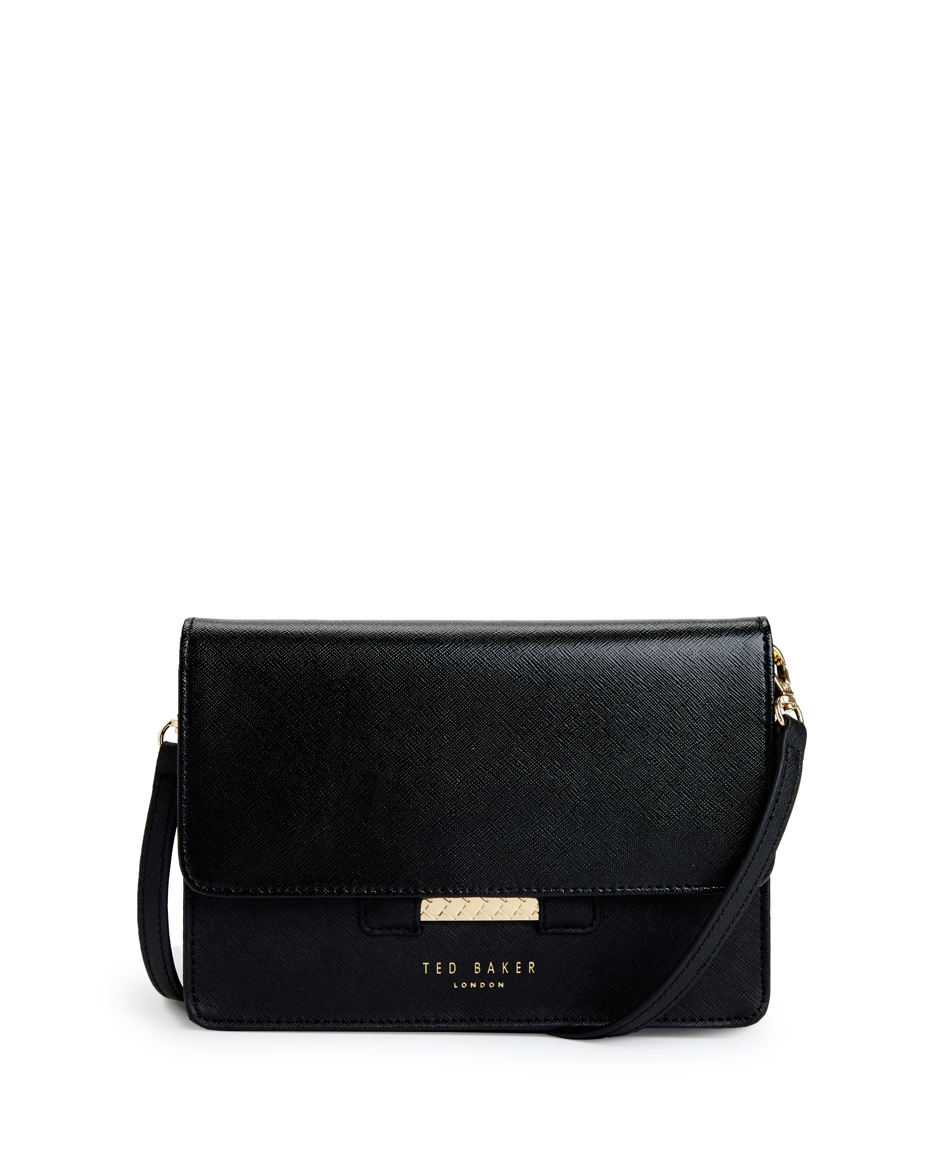 Brand New Black Leather Cross Body Bag Ted Baker | IUCN Water