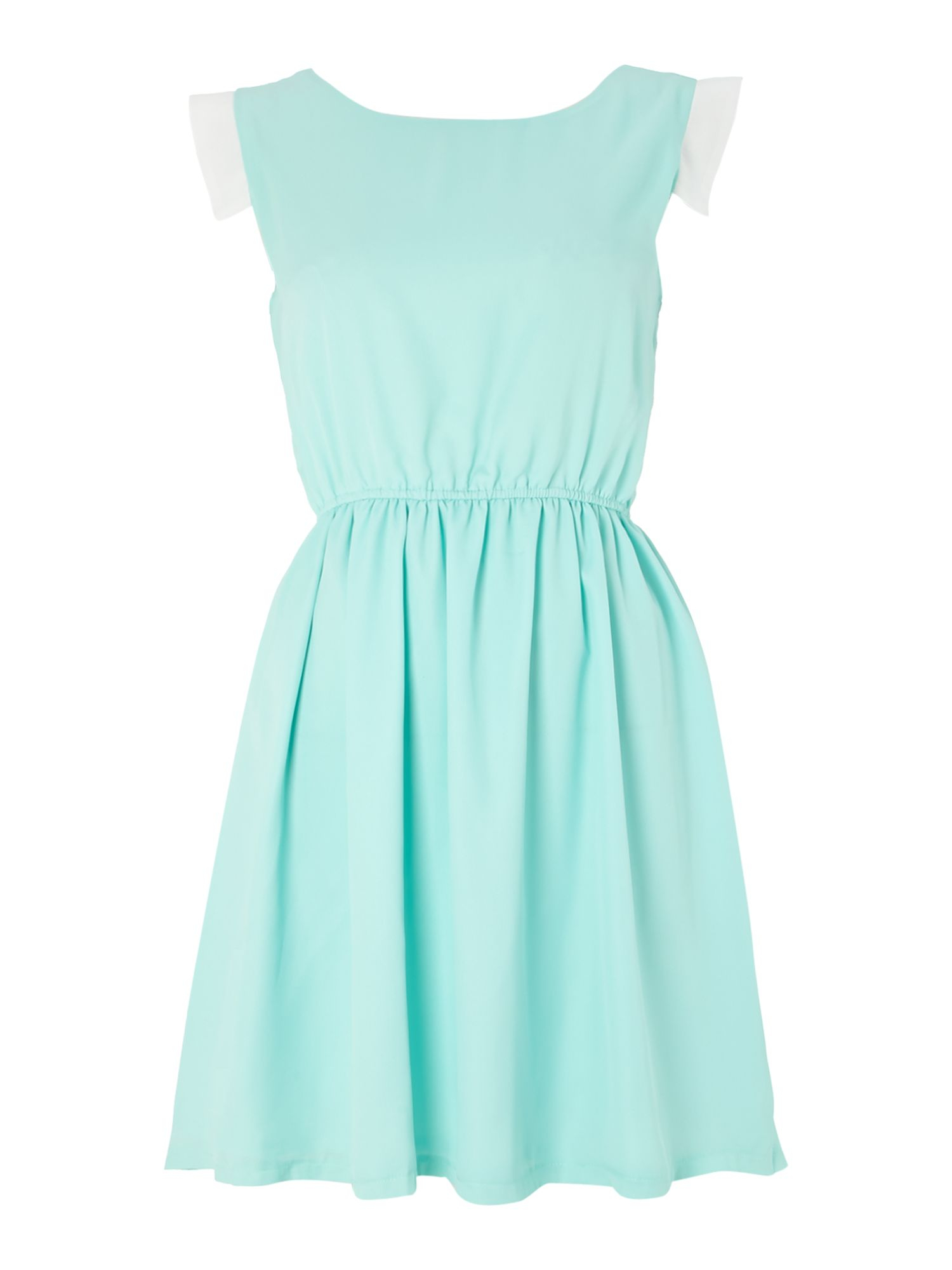 Cutie Waisted Pastel Dress in Green | Lyst