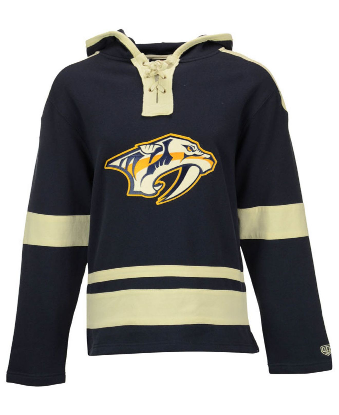 nashville predators lace up hoodie