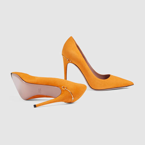 dark yellow heels
