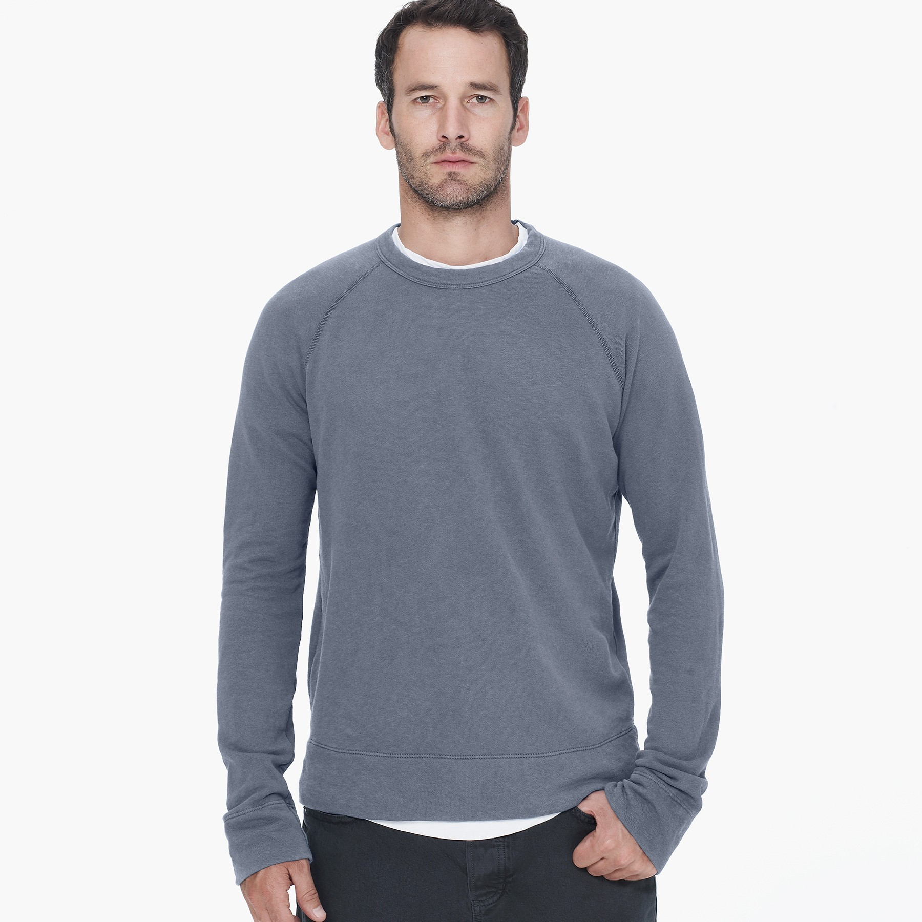 james perse vintage fleece sweatshirt