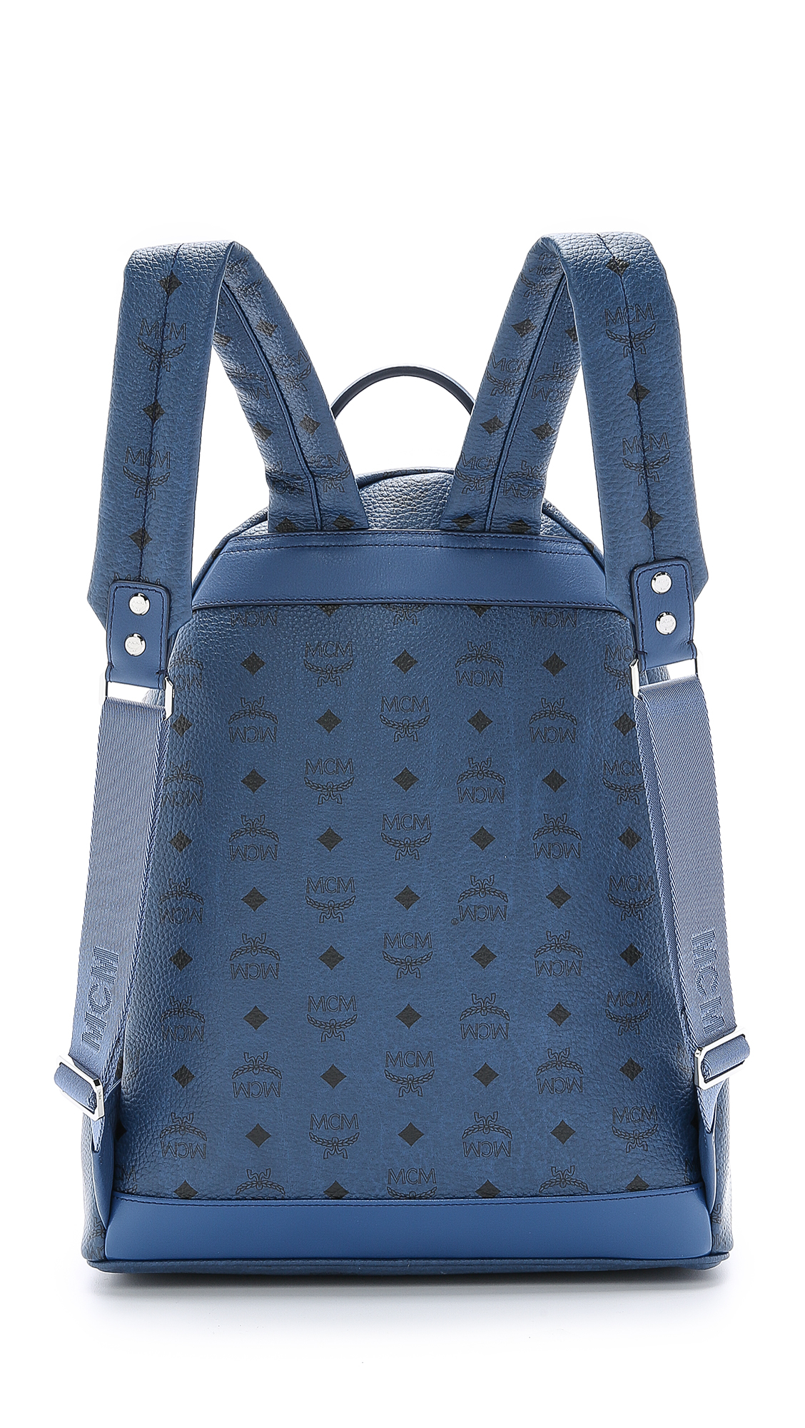 MCM M Studded Stark Backpack in Navy (Blue) for Men - Lyst