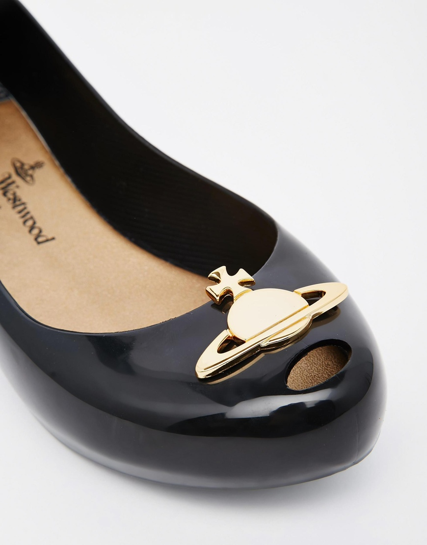 Vivienne Westwood For Melissa Ultragirl 14 Black Orb Flat Shoes | Lyst
