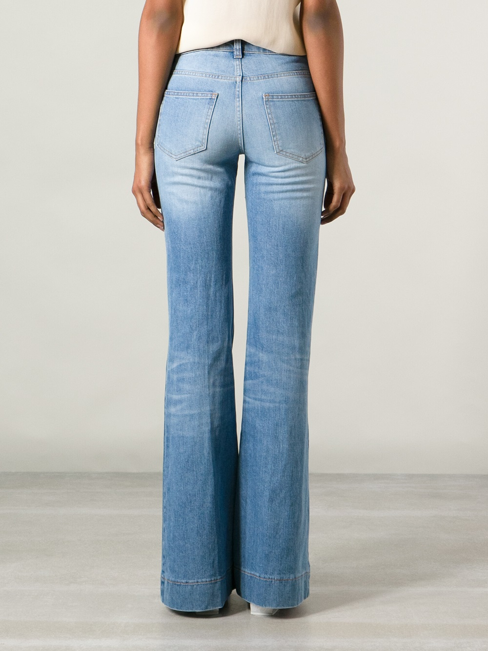 semi flare jeans