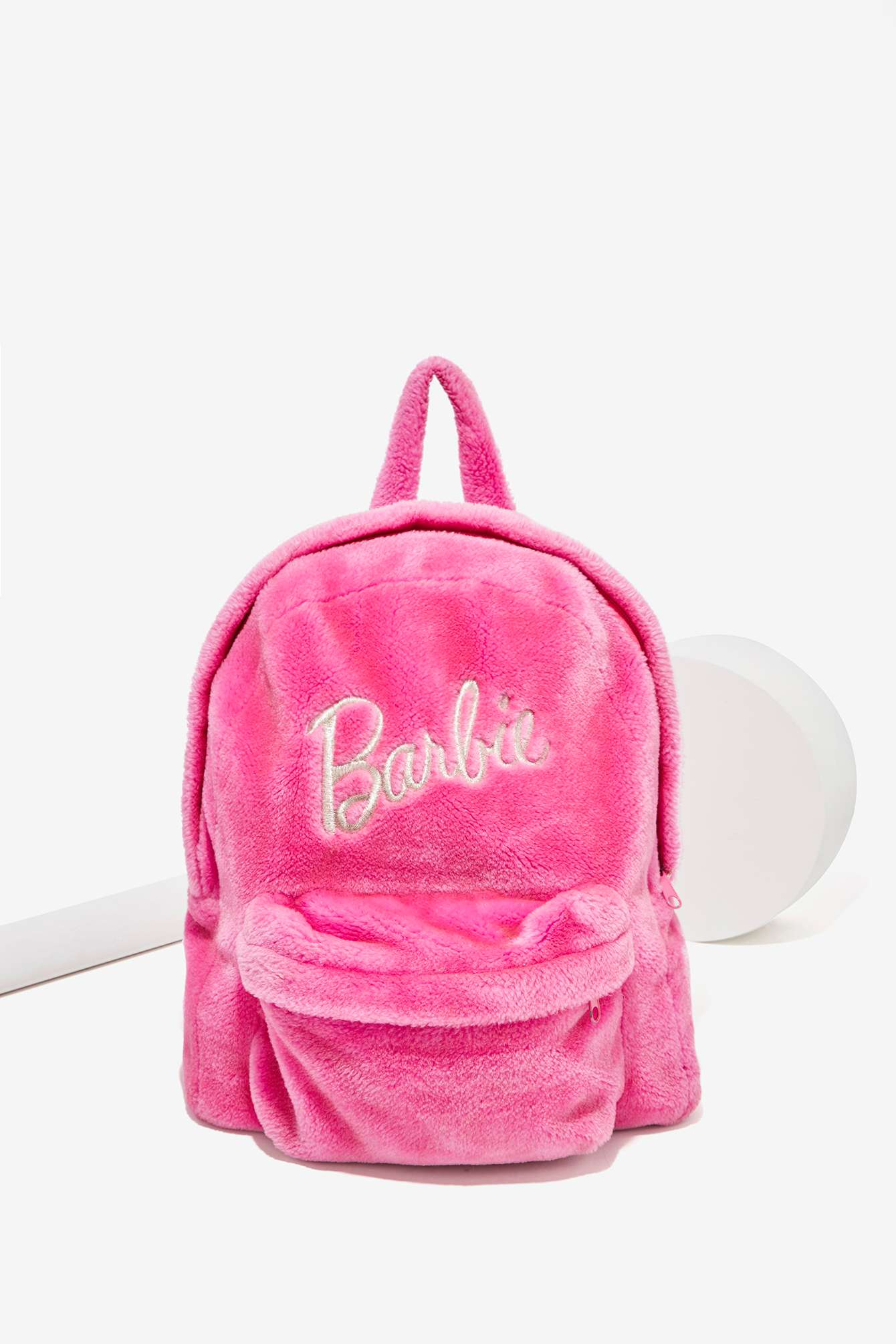 Nasty gal Vintage Barbie Faux Fur Backpack in Pink | Lyst