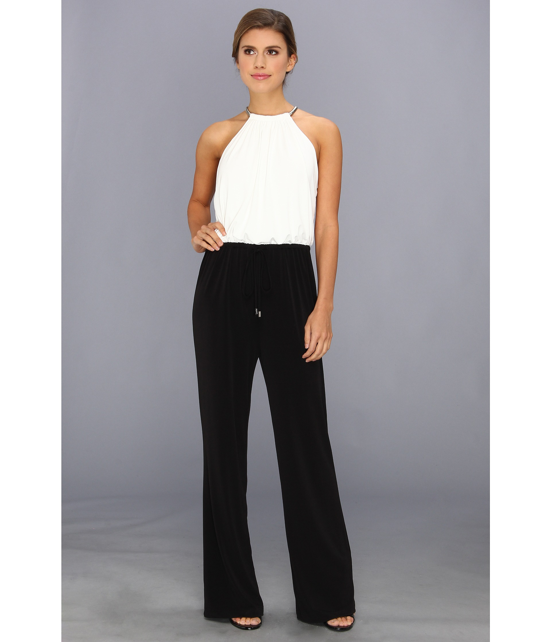 vince camuto ivory jumpsuit