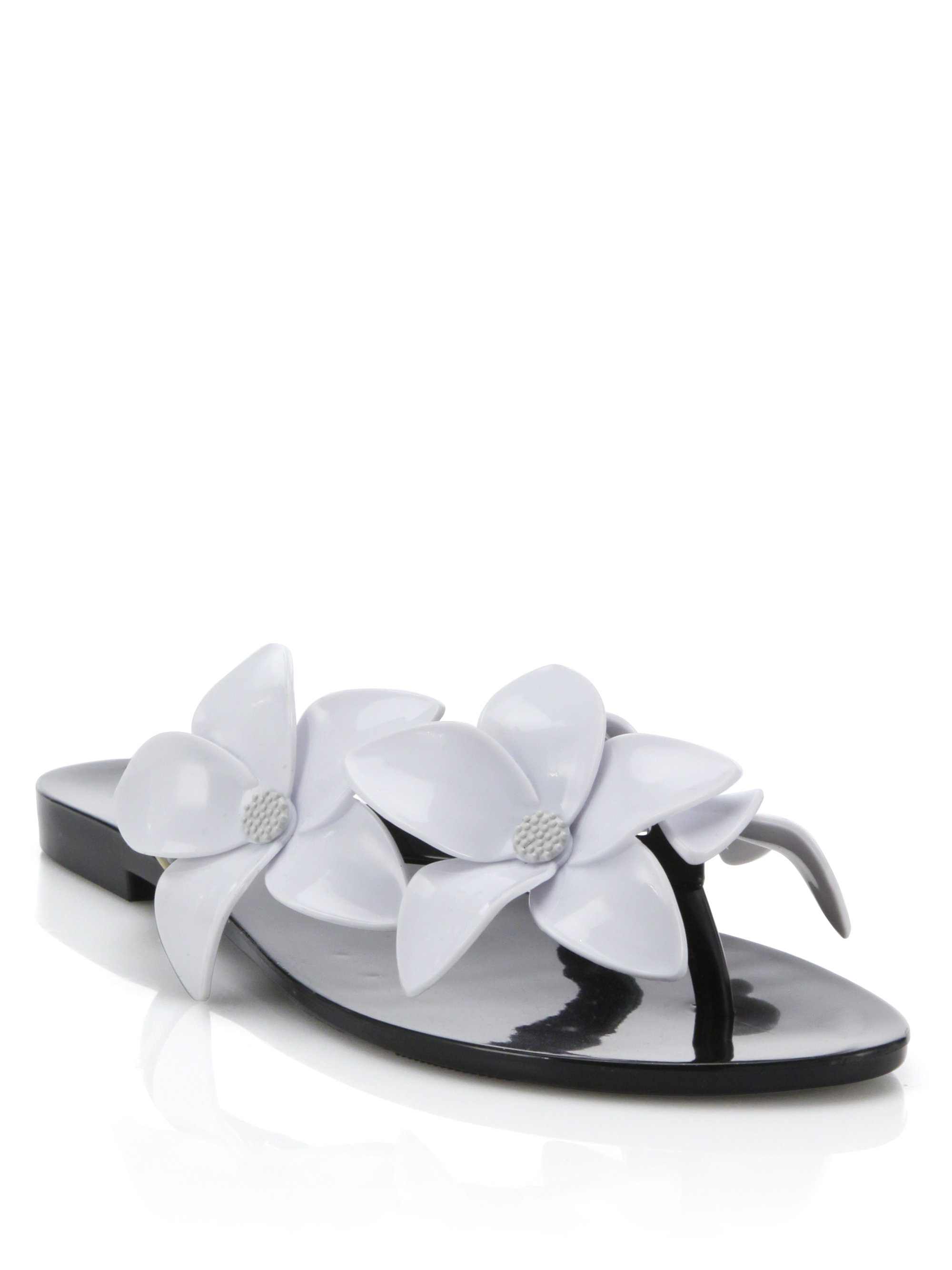 melissa flower flip flops