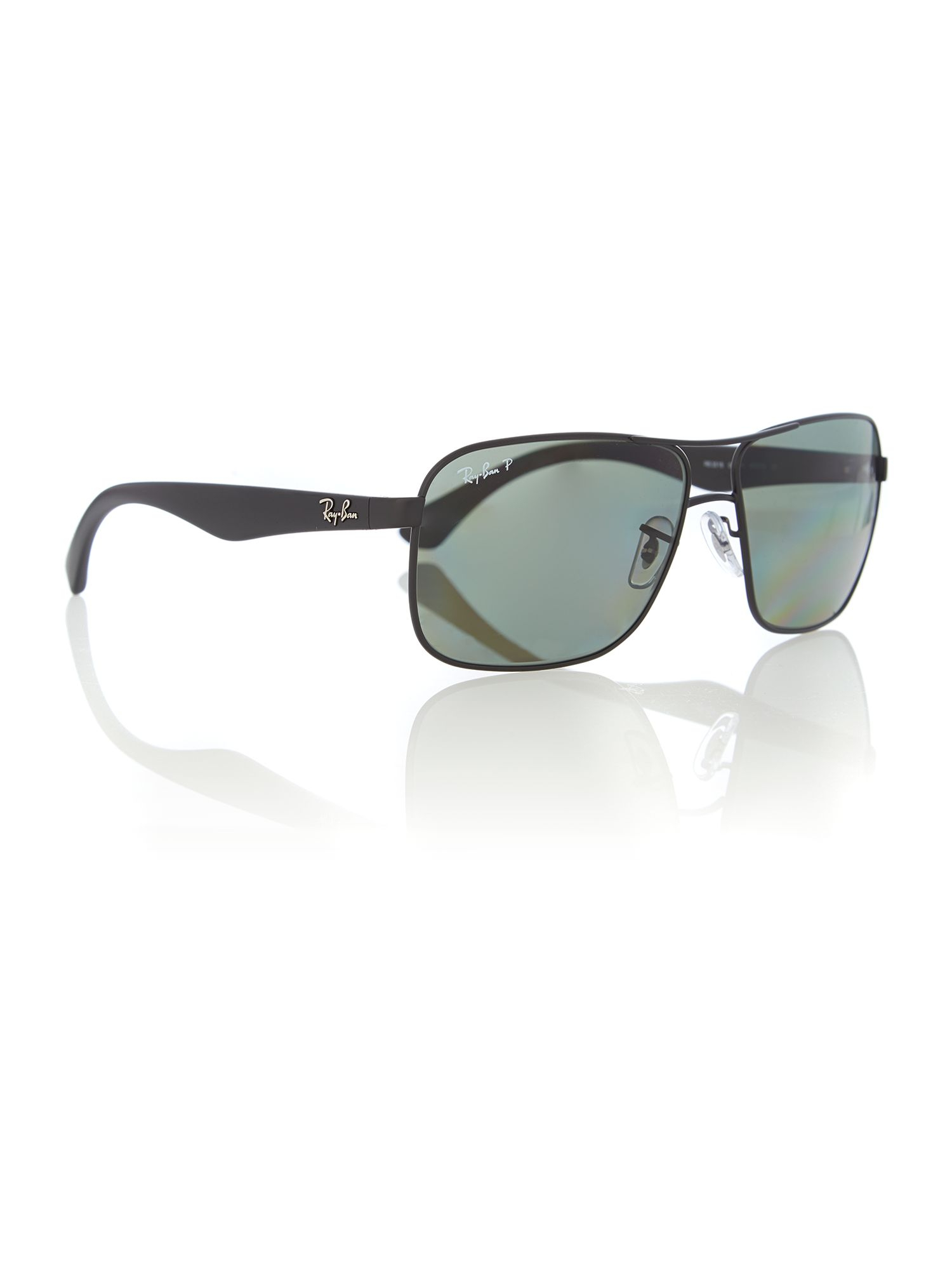 Ray-ban Men`s Polar Green Square Sunglasses in Green for
