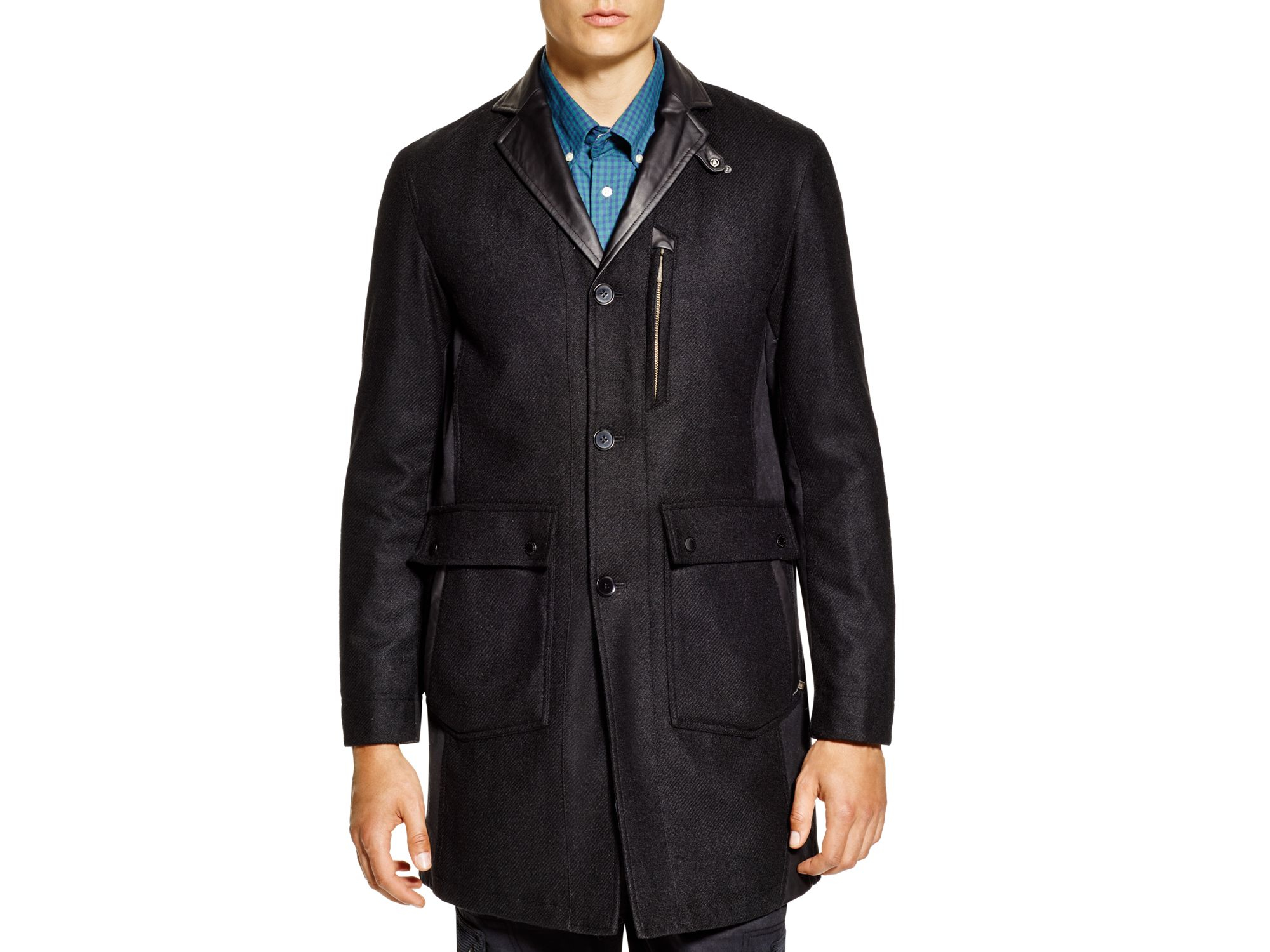 barbour wool coat
