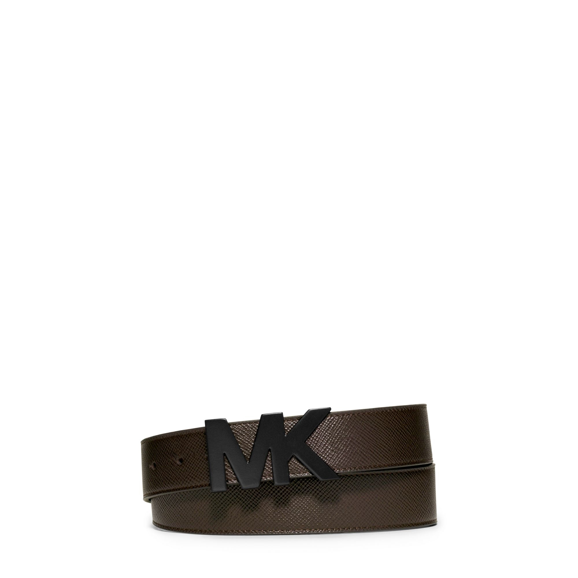 Michael kors Leather Belt in Brown for Men Lyst