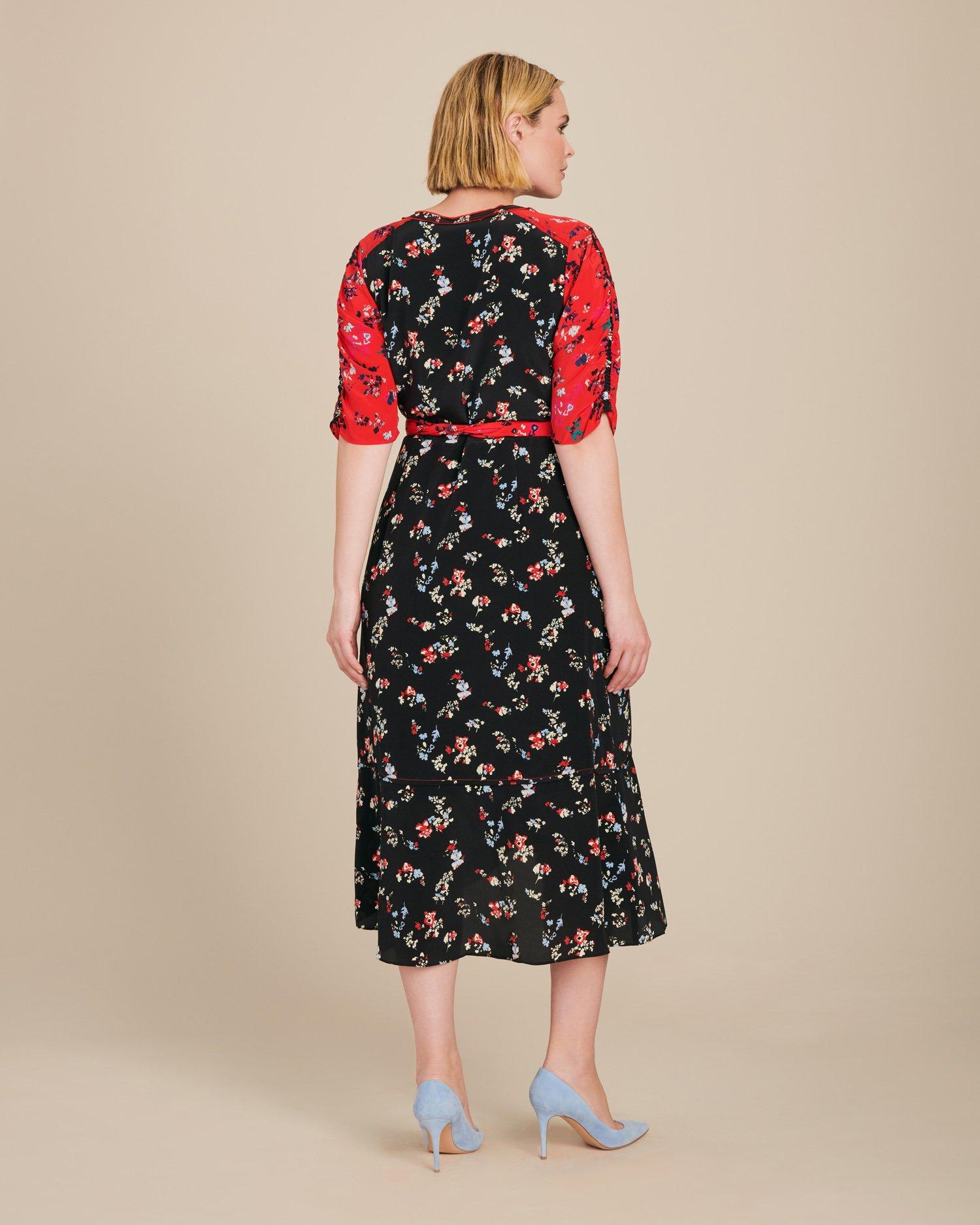 tanya taylor floral blaire wrap dress