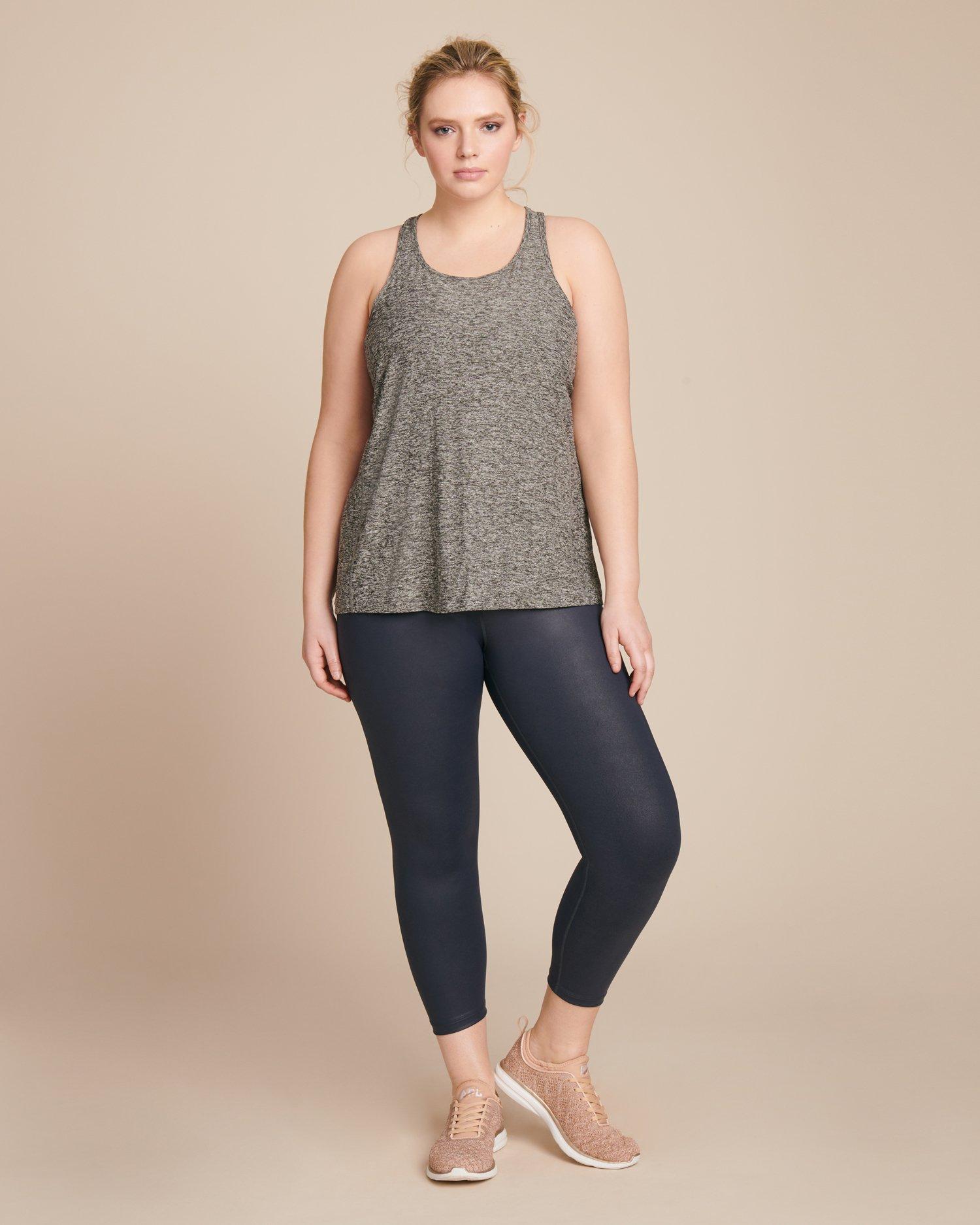 beyond yoga pearlized high waisted midi legging