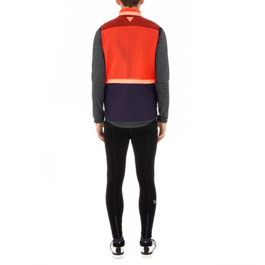 Paul Smith Synthetic 531 Orange Windproof Paneled Cycling Gilet For Men Lyst