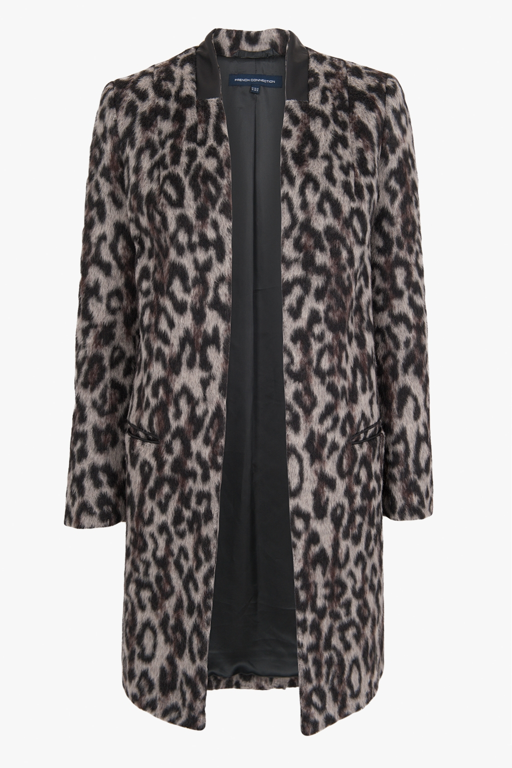 french connection leopard coat