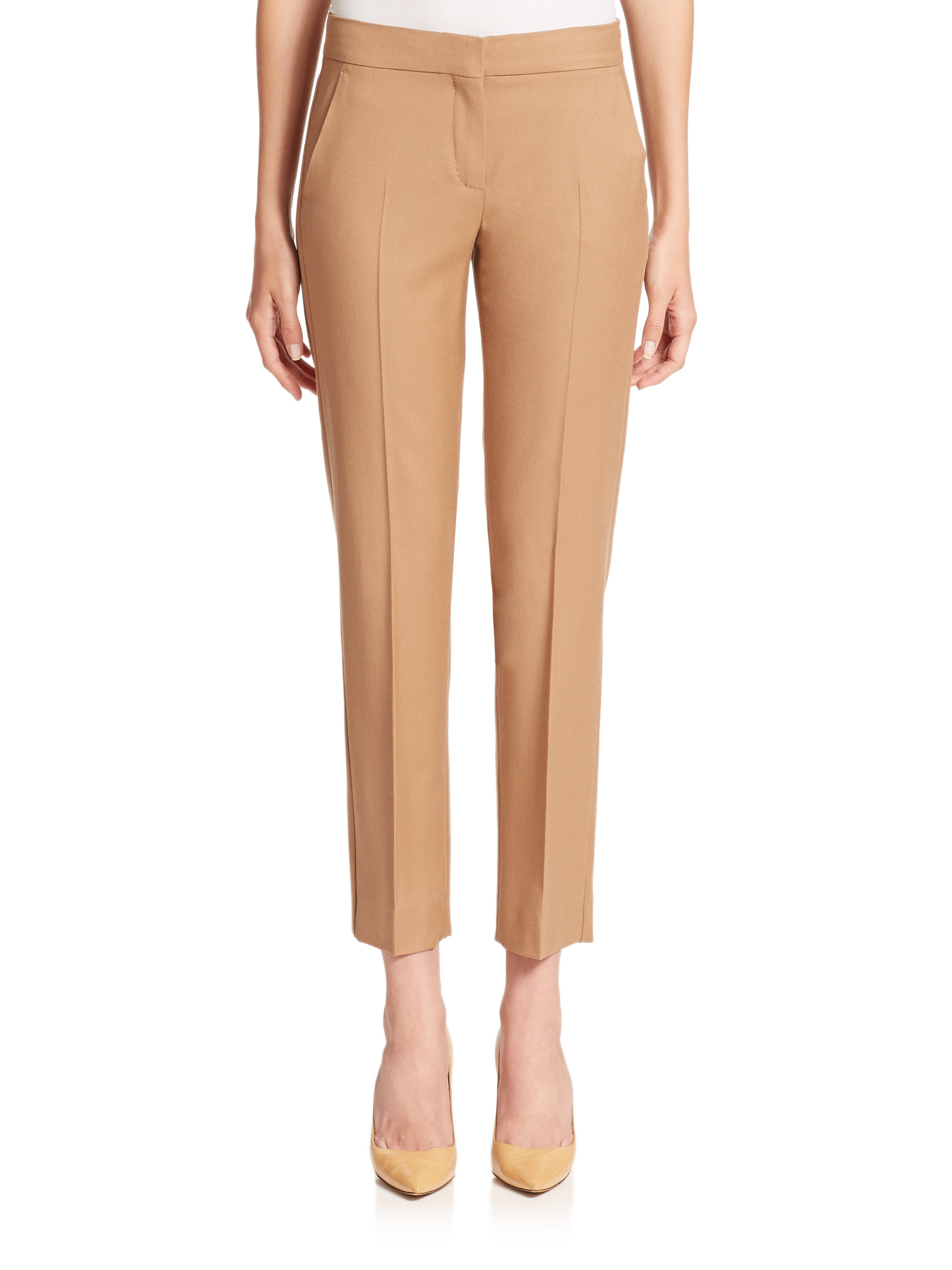 Max Mara Aldeno Wool Ankle Pants in 