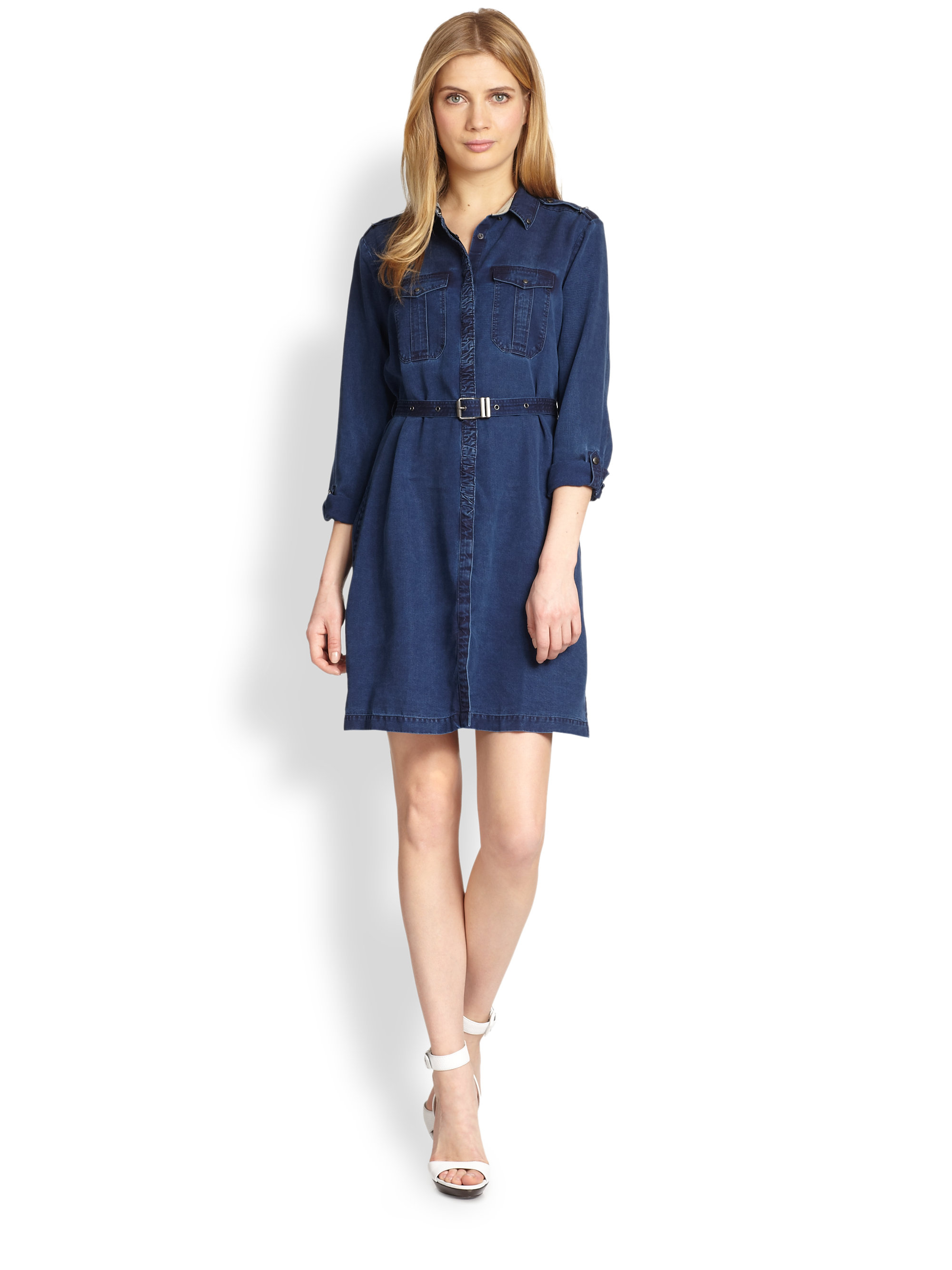 burberry denim dress