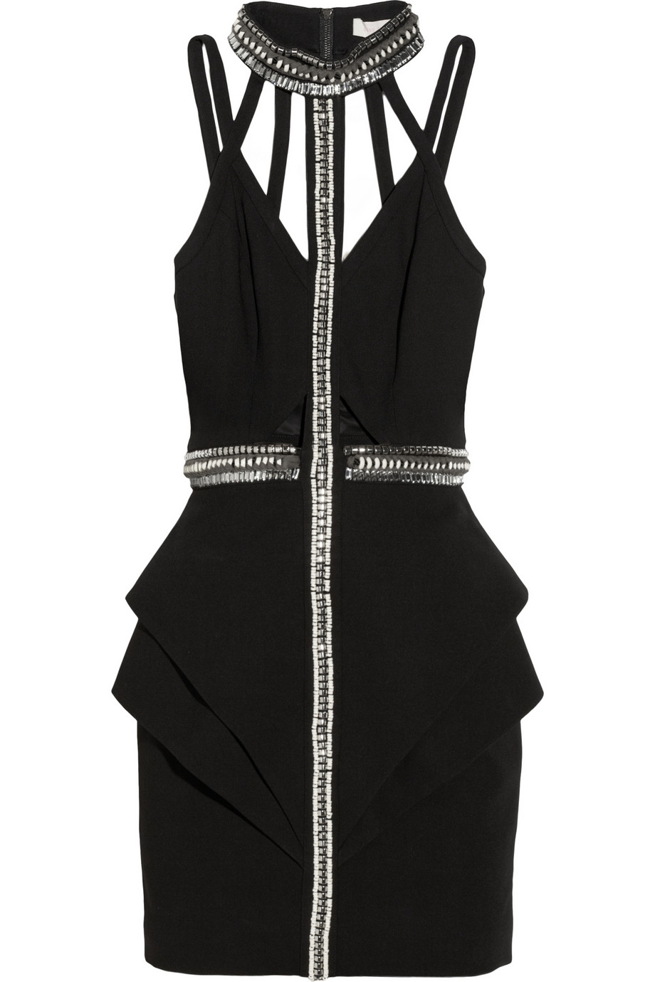 Lyst - Sass & Bide With Virtue Embellished Woven Mini Dress in Black