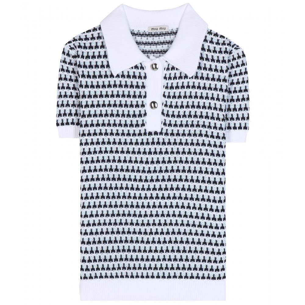 miu miu polo shirt
