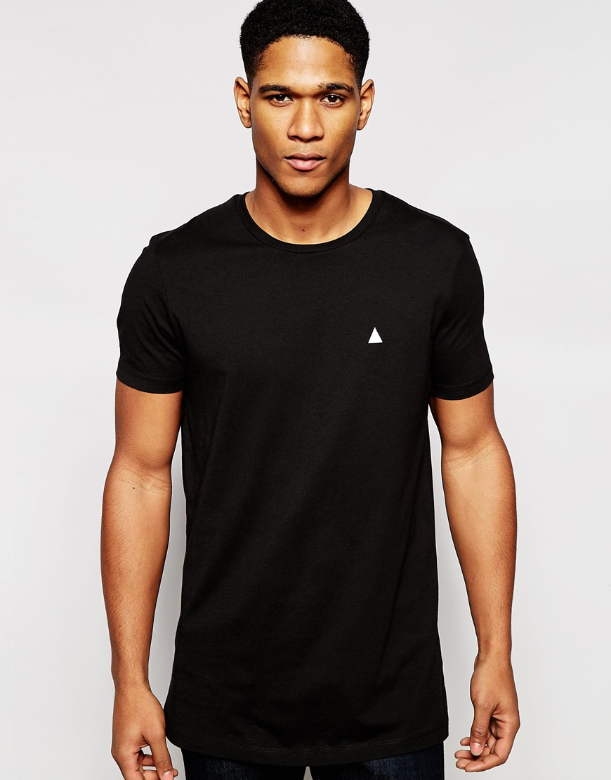 asos black t shirt mens