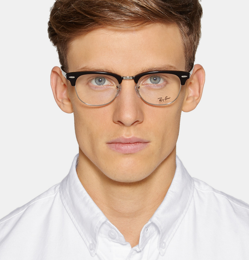Clubmaster Eyeglasses On Face Shop Clothing Shoes Online