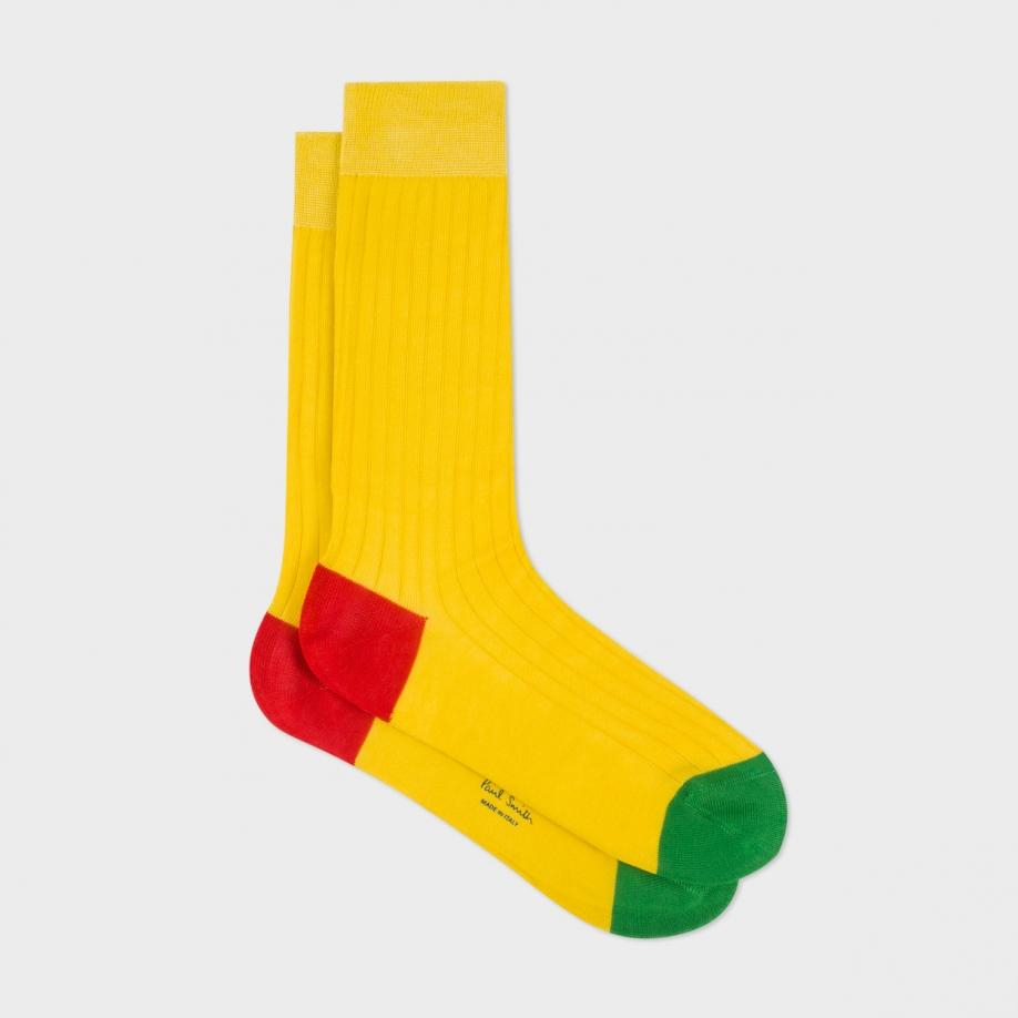 mens yellow socks