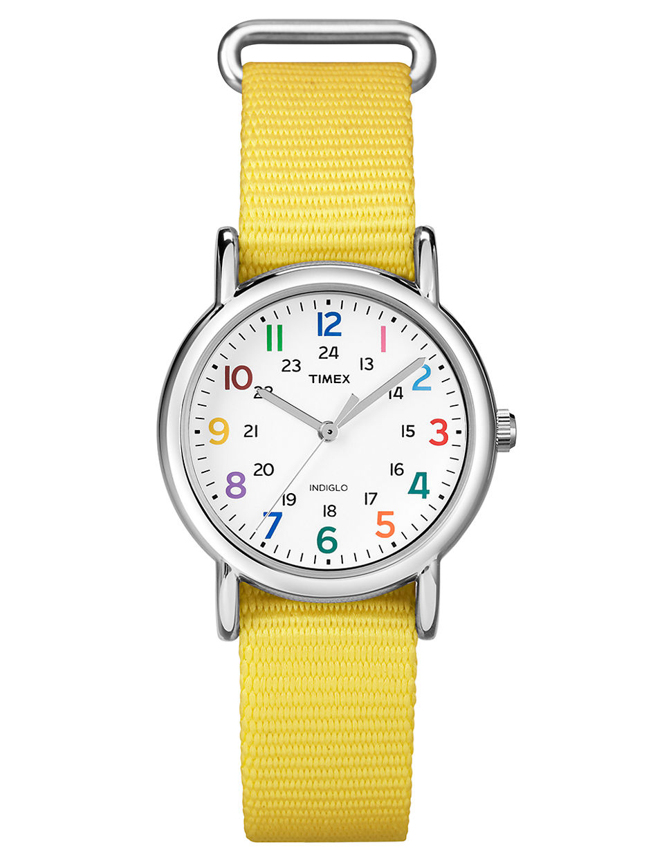 Timex Ladies Weekender MidSize MultiColor Watch in Yellow Lyst
