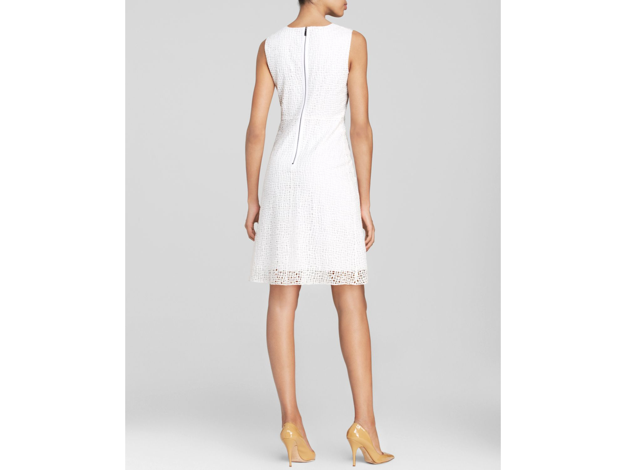 elie tahari white dress