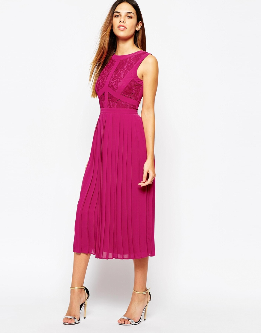 warehouse berry dress