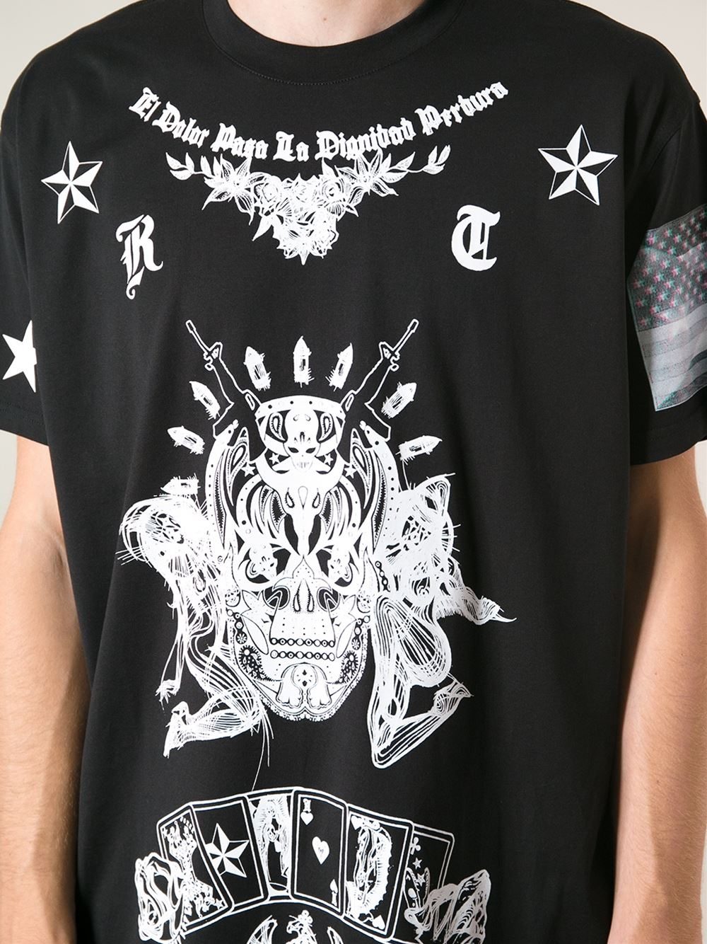 givenchy skeleton t shirt