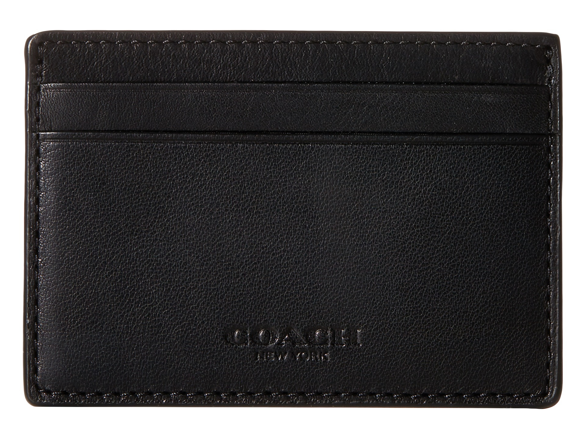 coach money clip card wallet
