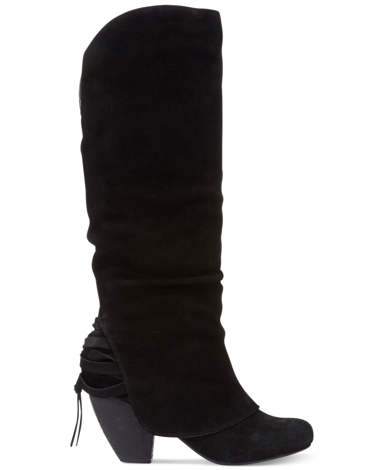 Lyst Naughty Monkey Femme Fatale Tall Shaft Boots in Black