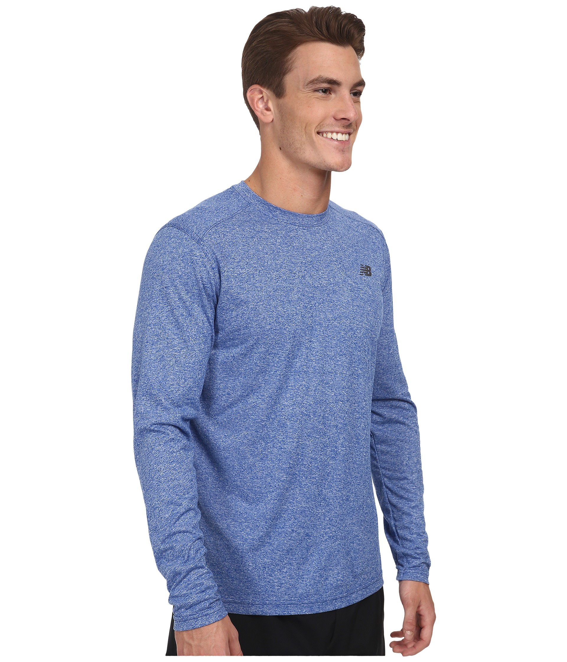 new balance heather tech long sleeve