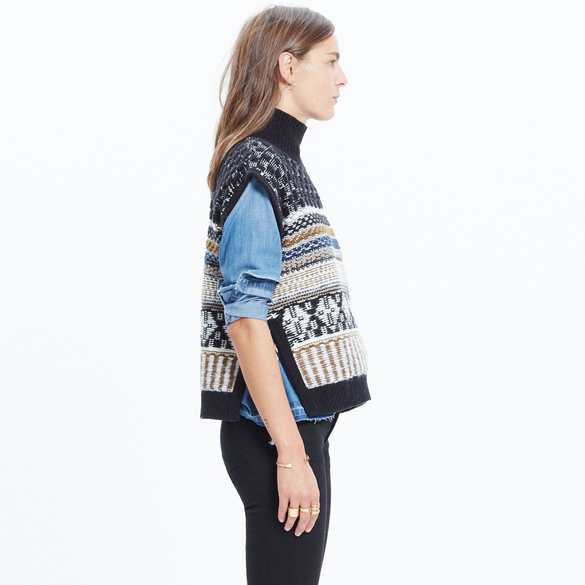 madewell sweater vest