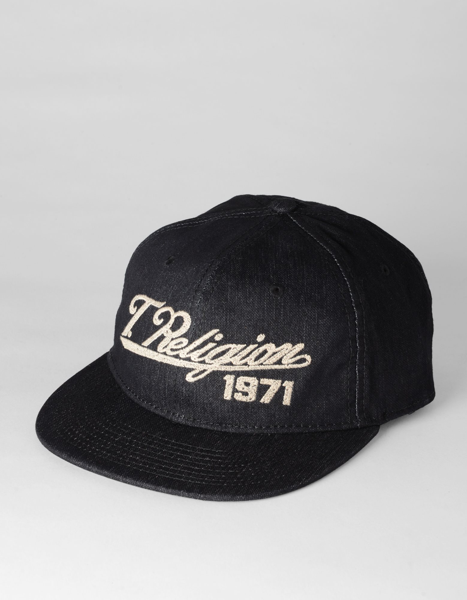 True Religion Denim Baseball Cap in Black for Men Lyst